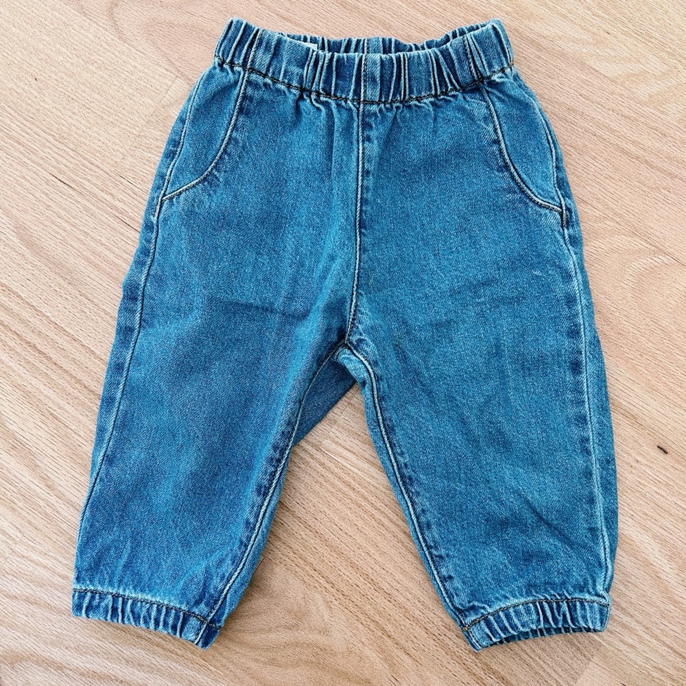 Zara baby blue jeans